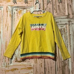 LAST CHANCE SALE, MAKE OFFER! Levi's Kids Bright Yellow Logo Long Sleeve Tee